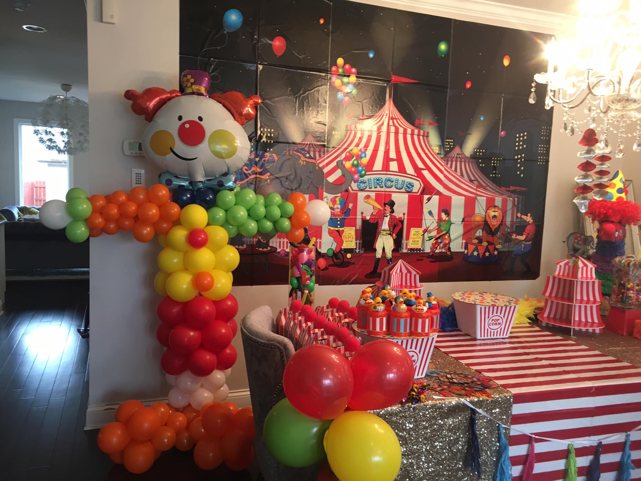 Balloon Circus Birthday Party
